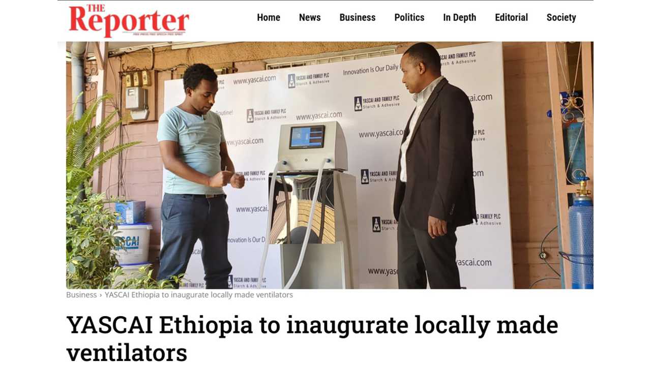 Locally Engineered Ventilators By YASCAI